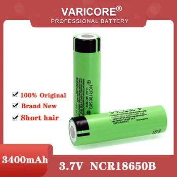 100% чисто Нов оригинален NCR18650B 3,7 НА 3400 mah 18650 литиево-йонна акумулаторна батерия за прожектори