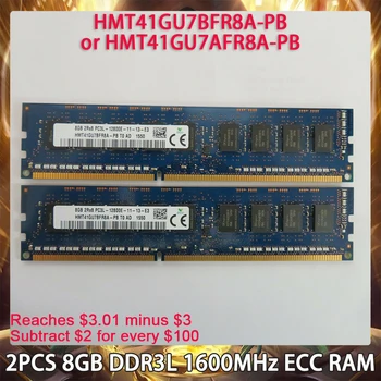 2 ЕЛЕМЕНТА 8 GB оперативна памет DDR3L 1600 Mhz ECC За SK Hynix HMT41GU7BFR8A-PB или сървър памет HMT41GU7AFR8A-PB Работи перфектно Бърза доставка