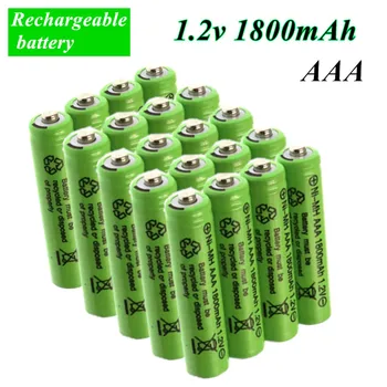 Акумулаторна батерия AAA NIMH 1.2 100% AAA 1800 mah, акумулаторна батерия 1,2 В 2A