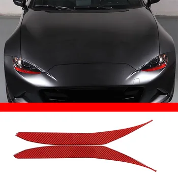 За 2016-2023 Mazda MX-5 е Мека Автомобили на Прожекторите От Въглеродни Влакна, По-Хастар за Вежди, Стикер, Аксесоари За защита на Външността на Колата