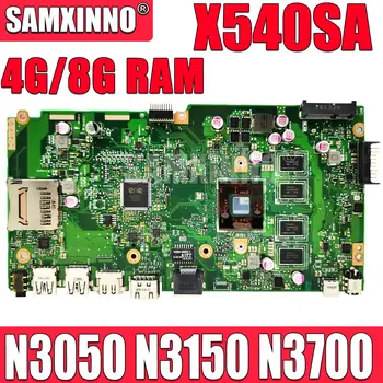 За ASUS VivoBook F540SA A540SA R540SA NB-D540SA дънна Платка на лаптоп N3050 N3150 N3700 4 GB 8 GB X540SA дънна Платка на Лаптоп
