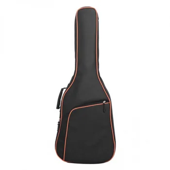 Калъф за китара от оксфордской тъкан 38/39 40/41 инча, чанта за концерти с цветни краища, двойни колани, мека водоустойчива раница от памук с дебелина 10 мм