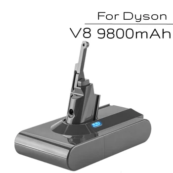 Литиево-йонна акумулаторна батерия 21,6 В 9800 ма за ръчно почистване Дайсън V8 Absolute без кабел