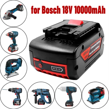 Нов Bosch 18 10 000 mah Акумулаторна Литиева Батерия, за Електроинструменти на Bosch Преносима Смяна на 18 10.0 Ah Литиево-йонна Батерия