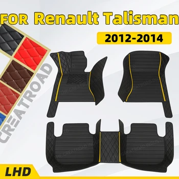 Обичай Автомобилни стелки за Renault Talisman 2012 2013 2014 автоматично Поставка за крака авто килим калъф