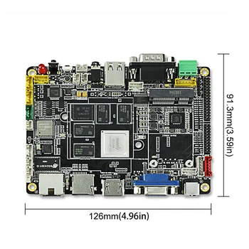 Одноплатный компютър Светулка AIO-3288C RK3288 с четырехъядерным процесор Cortex-A17 /Android 5.1/ Linux /2 GB двуканална DDR3 памет 8 GB eMMC 5