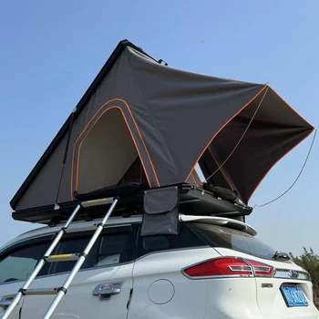 Открит къмпинг Лидер в продажбите Триъгълни автомобилни палатки на покрива на твърдия корпус е Тънък алуминиев Dachzelt Hardtop Rooftop Tent