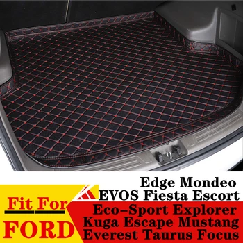 Подложка за багажник за автомобили FORD Focus Edge EVOS Escape Escort Mustang EcoSport Еверест, а на задната транспортна капачка, килими панел, премахване на крайните част, подплата за багажника
