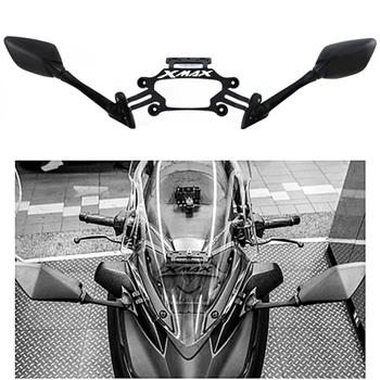 Скоба за навигация на мобилен телефон мотоциклет, скоба за специален инструмент, огледало за обратно виждане, предна скоба за Yamaha XMAX300
